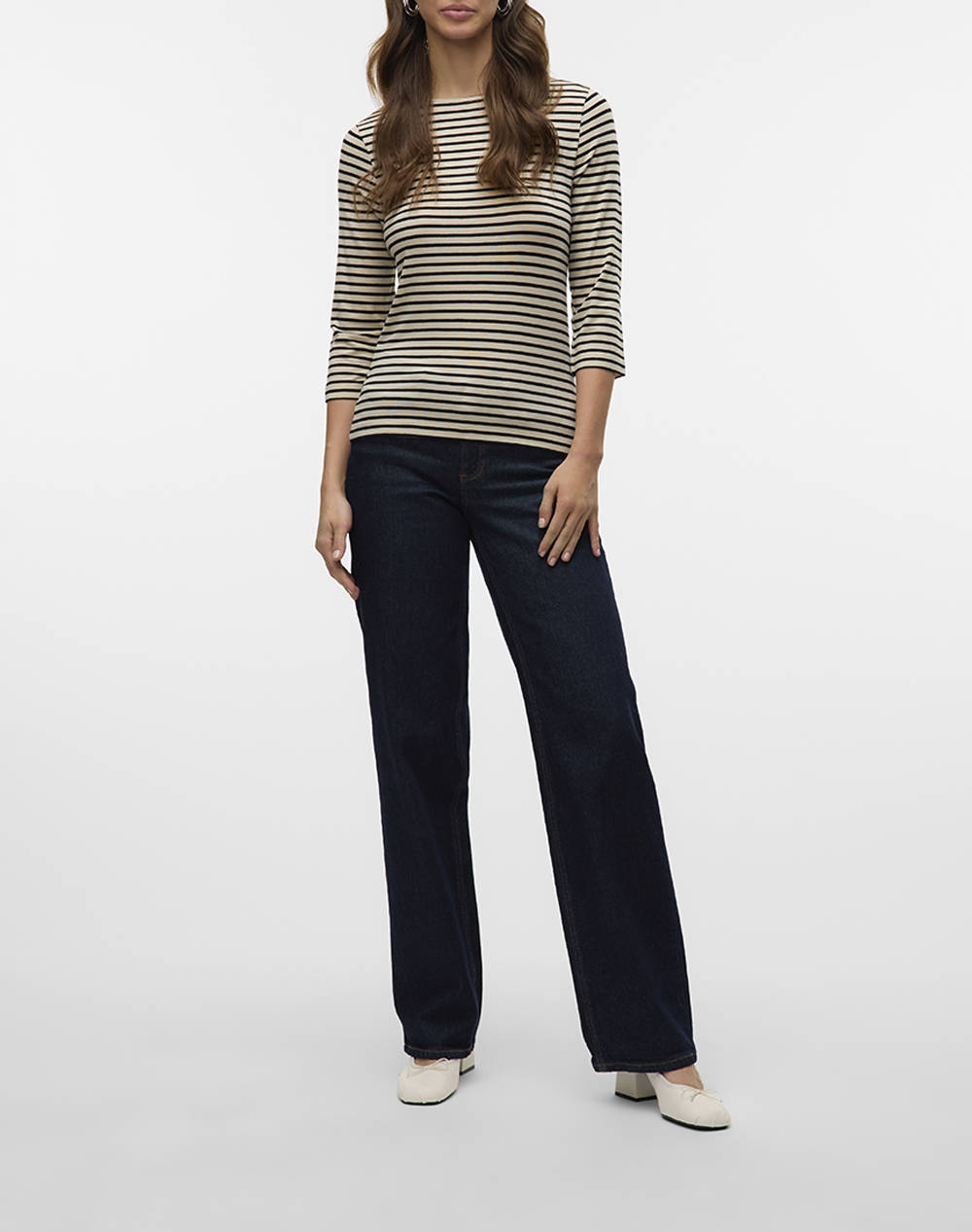 AWARE AWFIONA 3/4 BOATNECK TOP NOOS