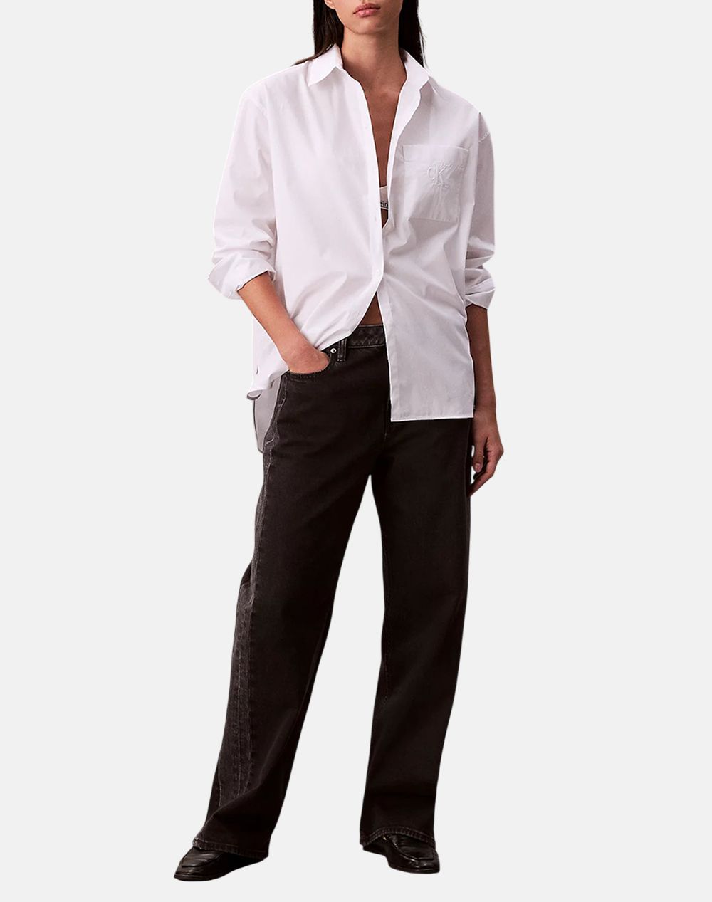 CALVIN KLEIN JEANS POPLIN RELAXED SHIRT