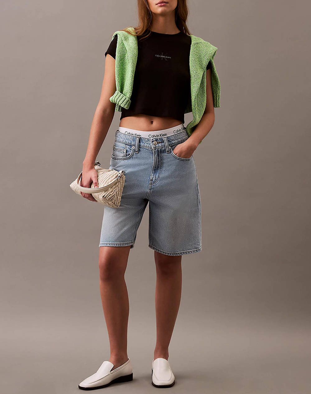 CALVIN KLEIN JEANS MONOGRAM BABY TEE