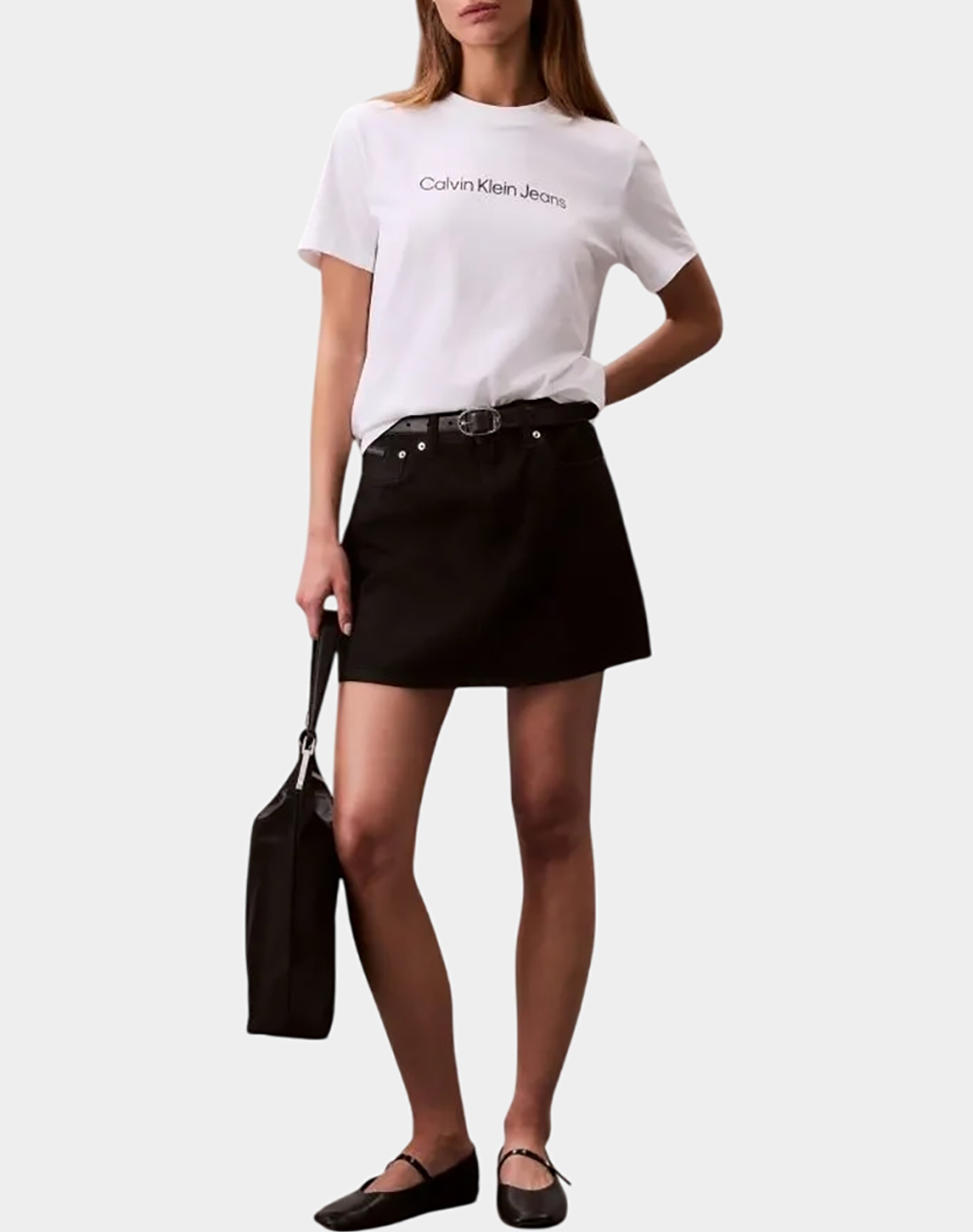 CALVIN KLEIN JEANS A- INST LOGO CLASSIC TEE SS