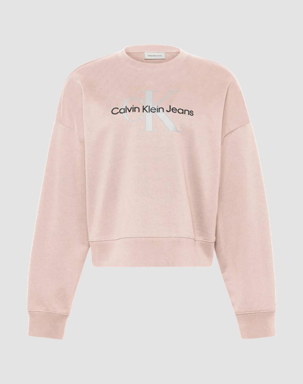 CALVIN KLEIN JEANS LS MONOLOGO FRENCH TERRY RLXD CN