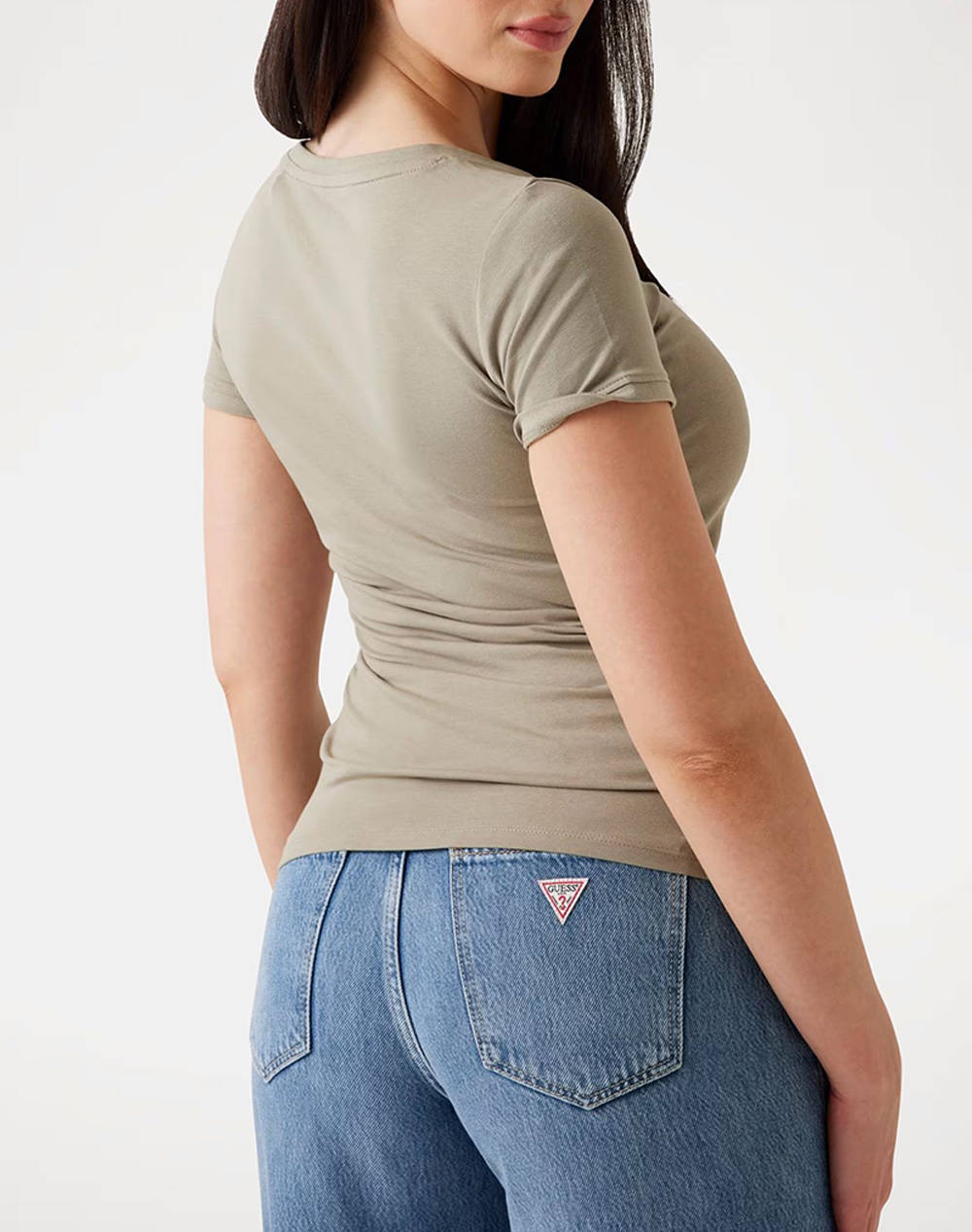 GUESS MINI TRIANGLE TEE BLUZA DE DAMA