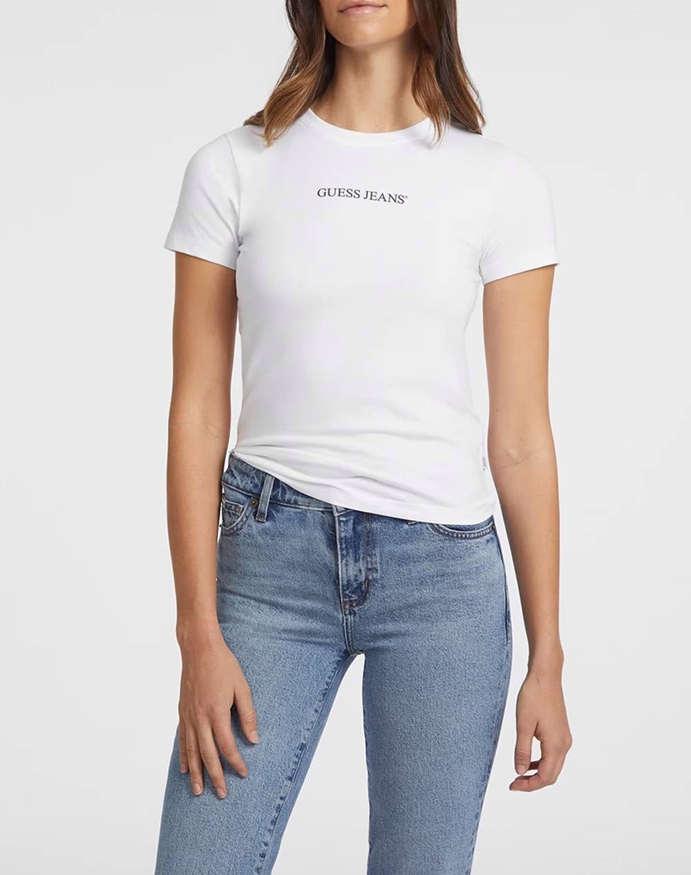 GUESS JEANS GJ SS CN SLIM LOGO PRINT TEE BLUZA DE DAMA