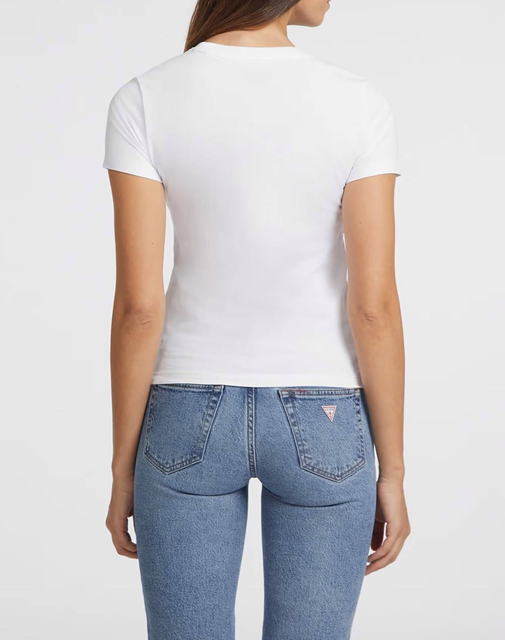 GUESS JEANS GJ SS CN SLIM LOGO PRINT TEE BLUZA DE DAMA