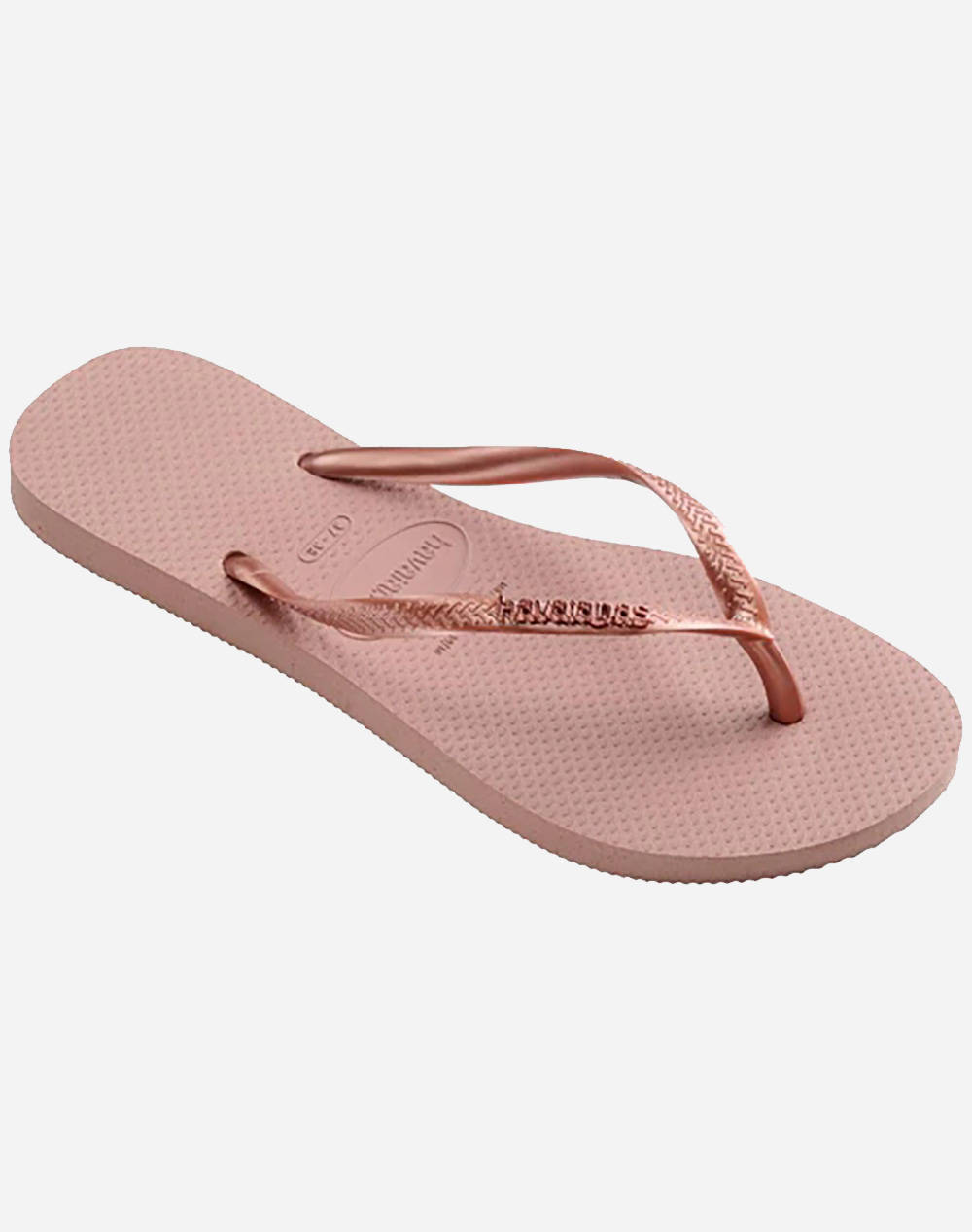 HAVAIANAS SLIM LOGO METALLIC PAPUCI
