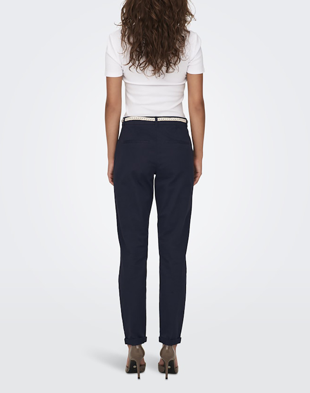 ONLY ONLBIANA MW COTTON BELT CHINO PNT NOOS
