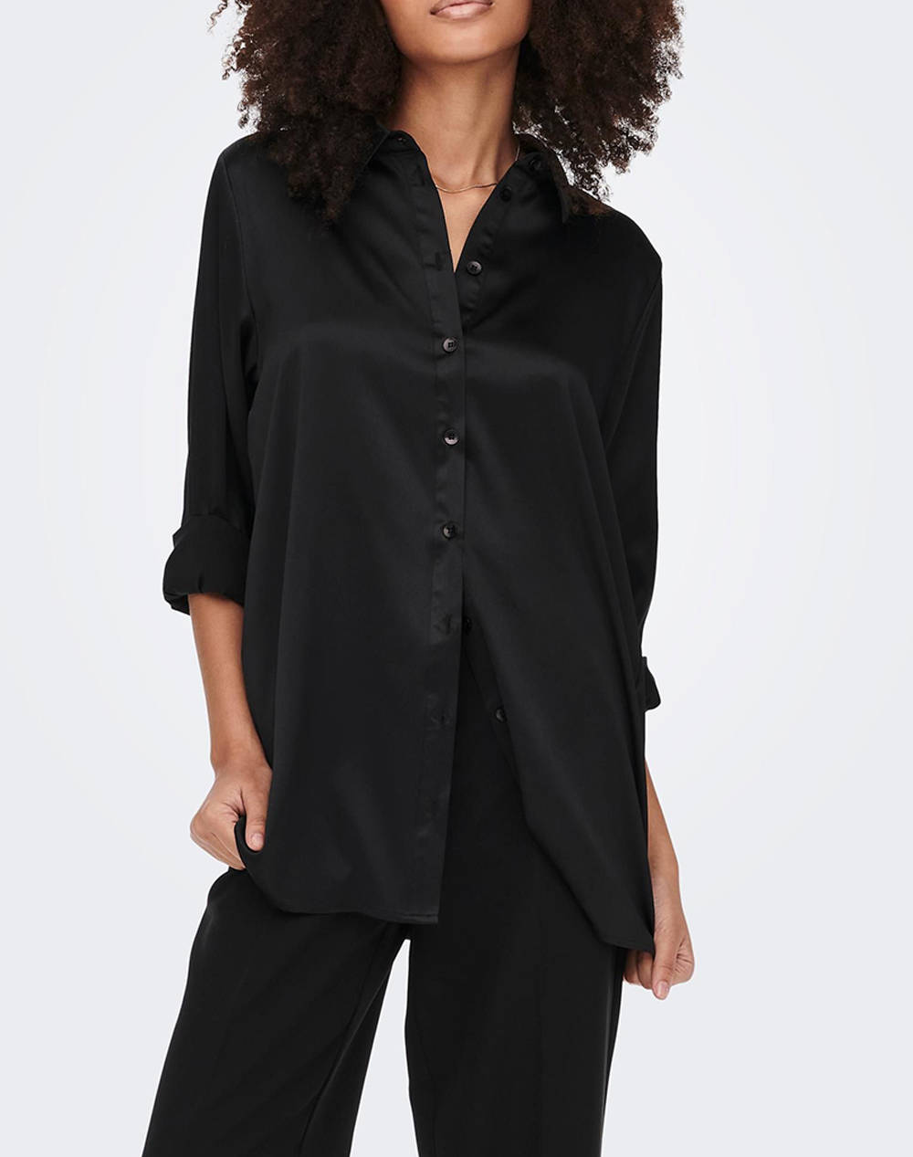 Only onlvictoria satin shirt nooswvn