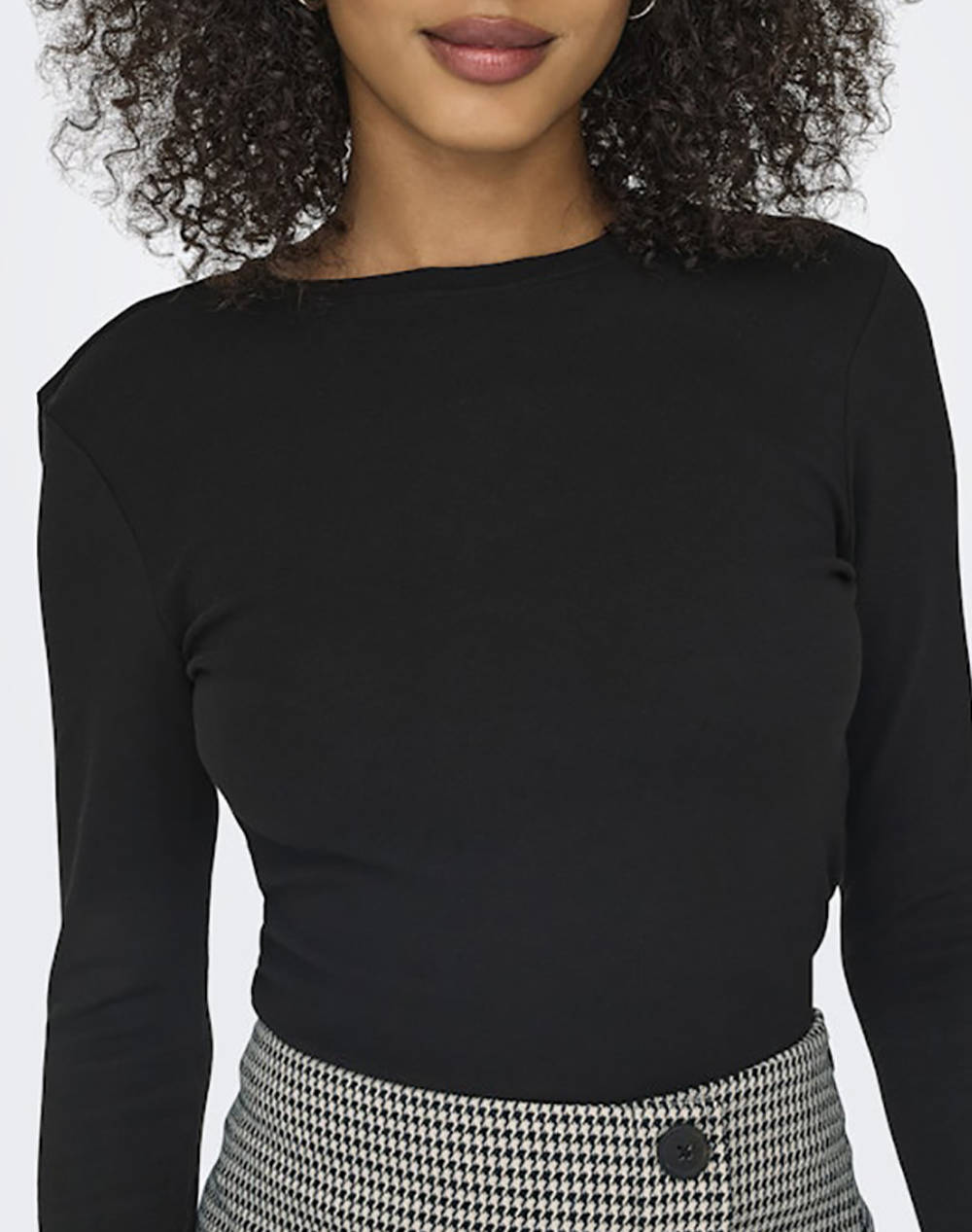 ONLY ONLRILEY O-NECK L/S TOP JRS NOOS