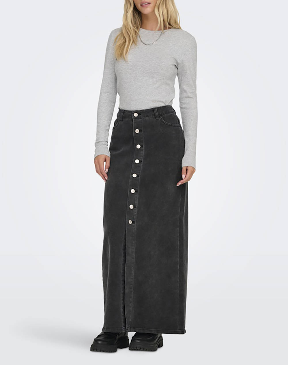 ONLY ONLRILEY O-NECK L/S TOP JRS NOOS