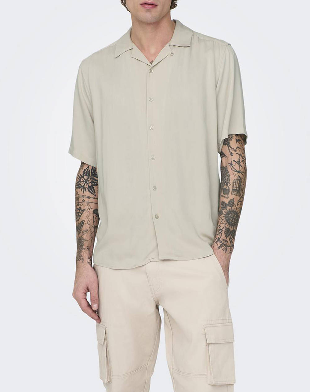 ONLY & SONS ONSDASH LIFE REG RES SS 001 SHIRT NOOS