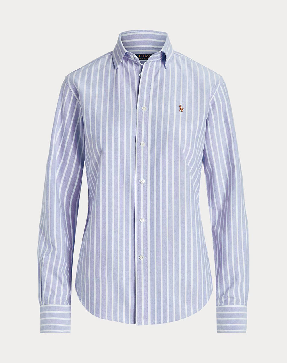 RALPH LAUREN LS CRLTE ST-LONG SLEEVE-BUTTON FRONT SHIRT