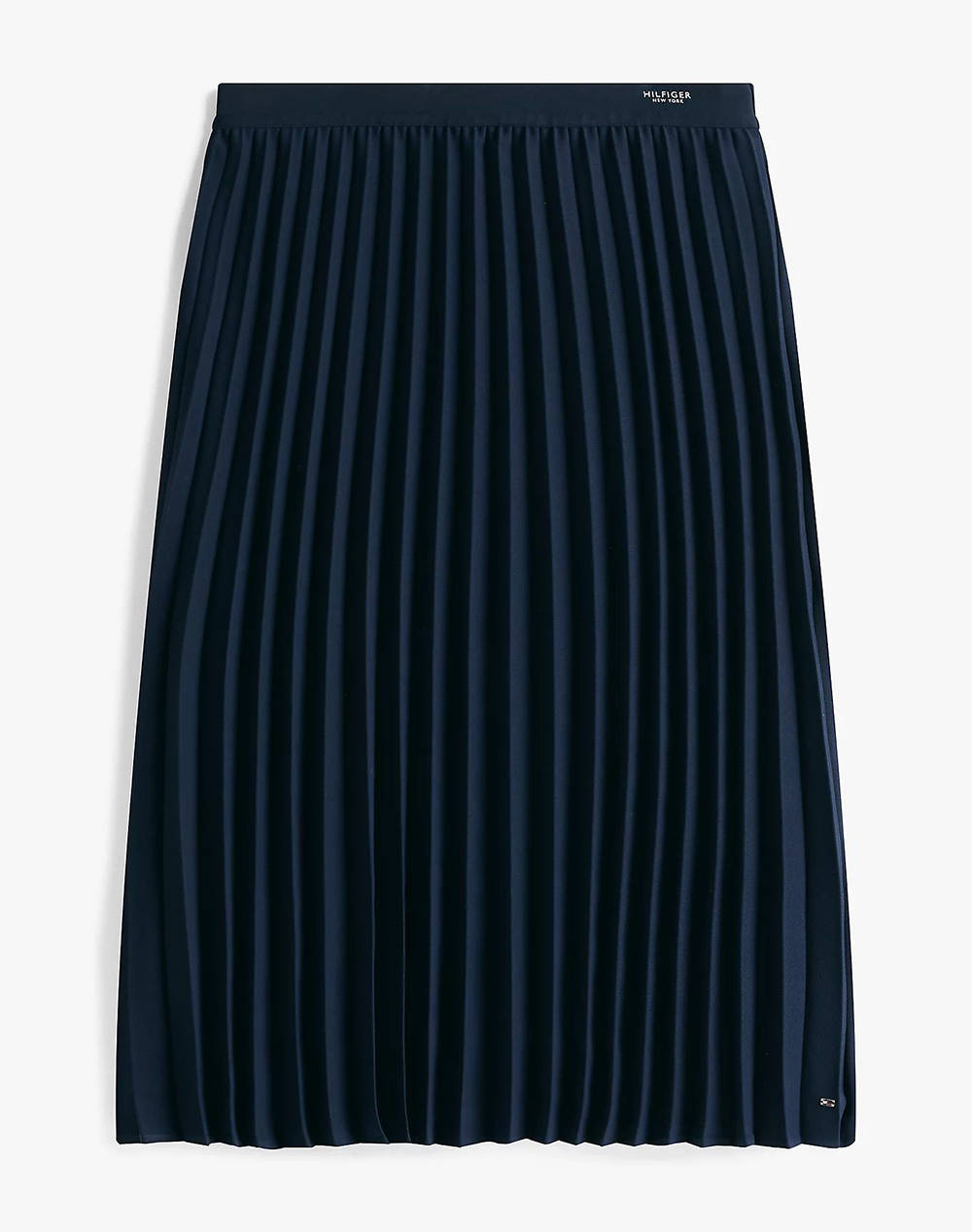 TOMMY HILFIGER FLUID PLEATED PULL ON MIDI SKIRT