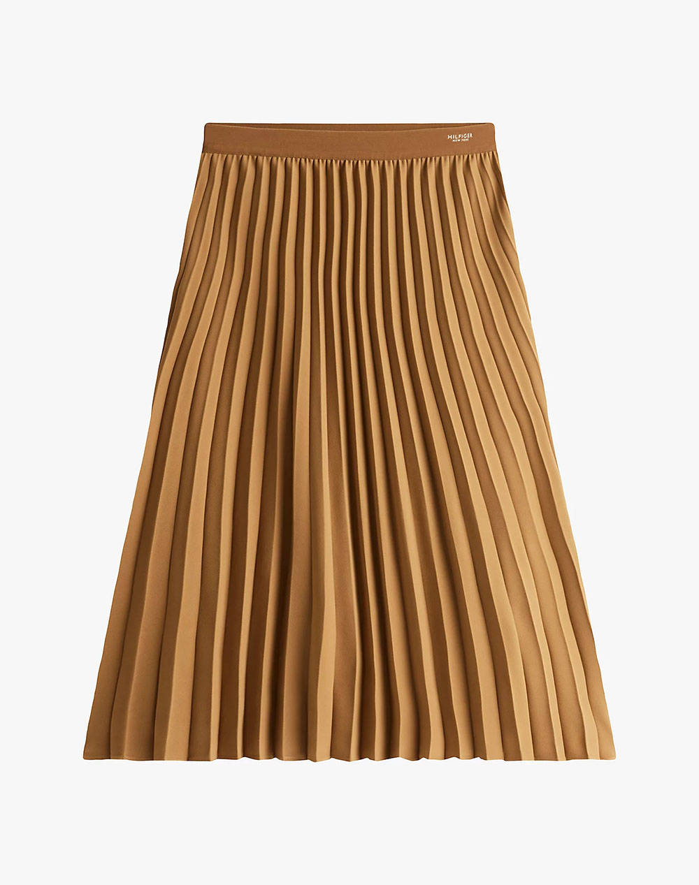 TOMMY HILFIGER FLUID PLEATED PULL ON MIDI SKIRT