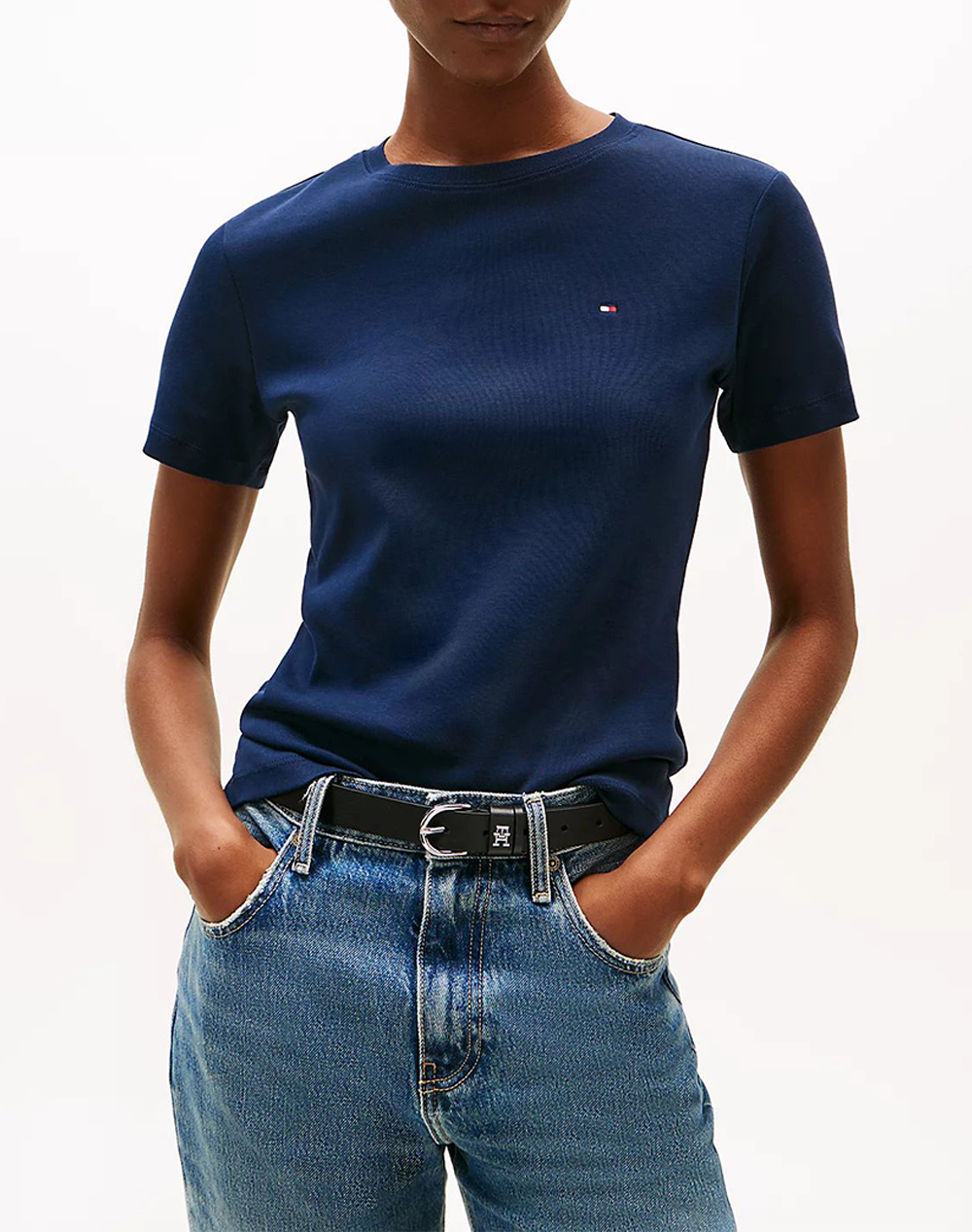 TOMMY HILFIGER NEW SLIM CODY C-NK SS