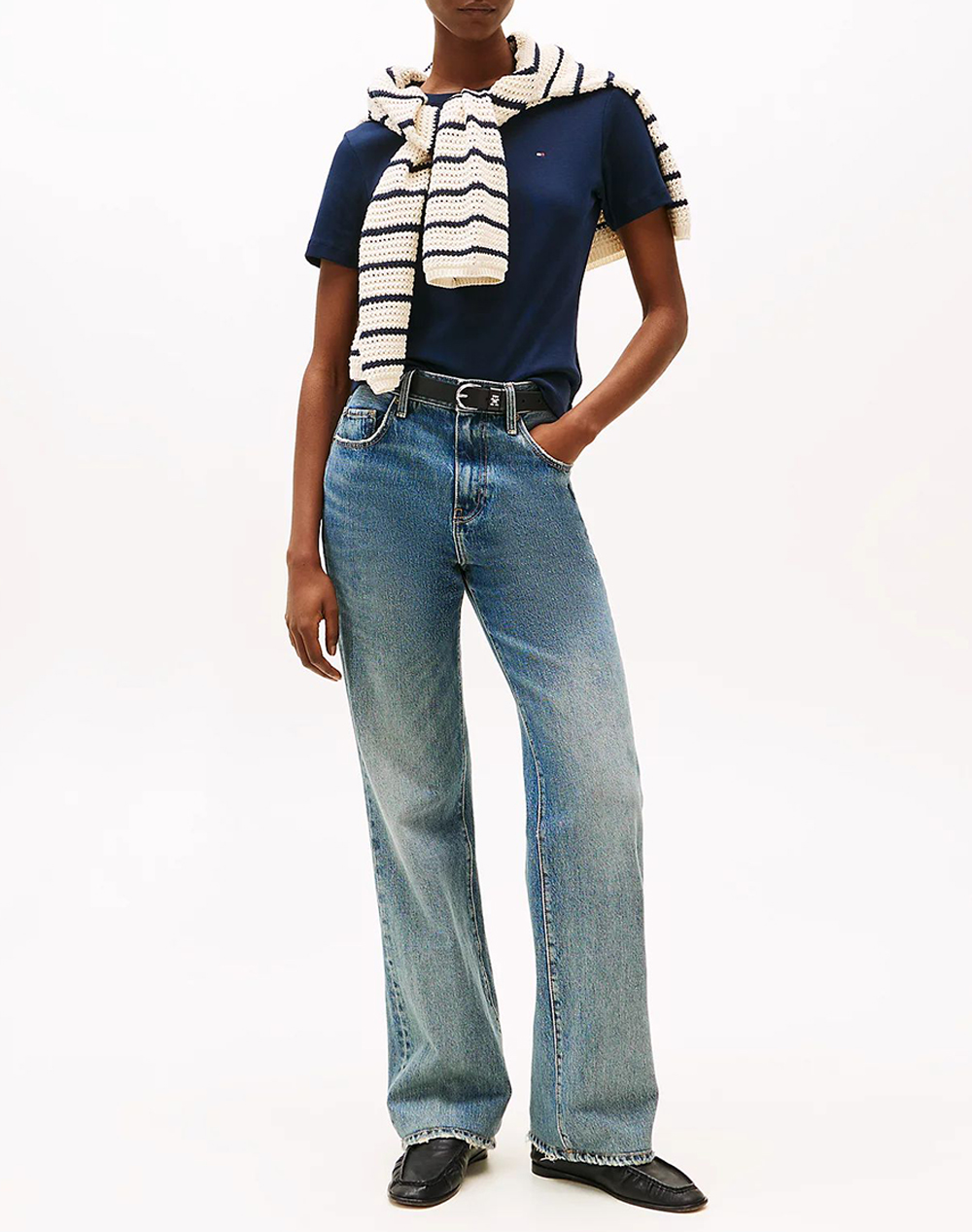 TOMMY HILFIGER NEW SLIM CODY C-NK SS