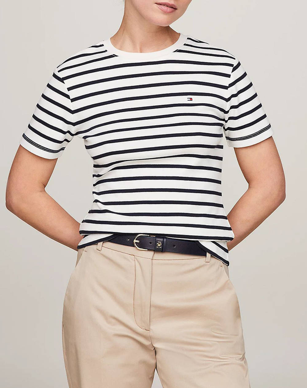 TOMMY HILFIGER NEW SLIM CODY C-NK SS