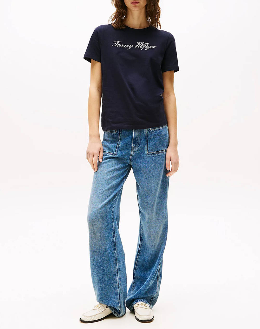 TOMMY HILFIGER NOS SCRIPT REGULAR C-NK SS