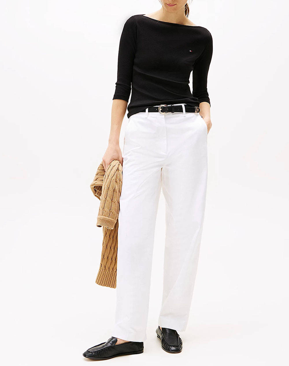 TOMMY HILFIGER NEW CODY SLIM BOAT-NK 3/4SLV