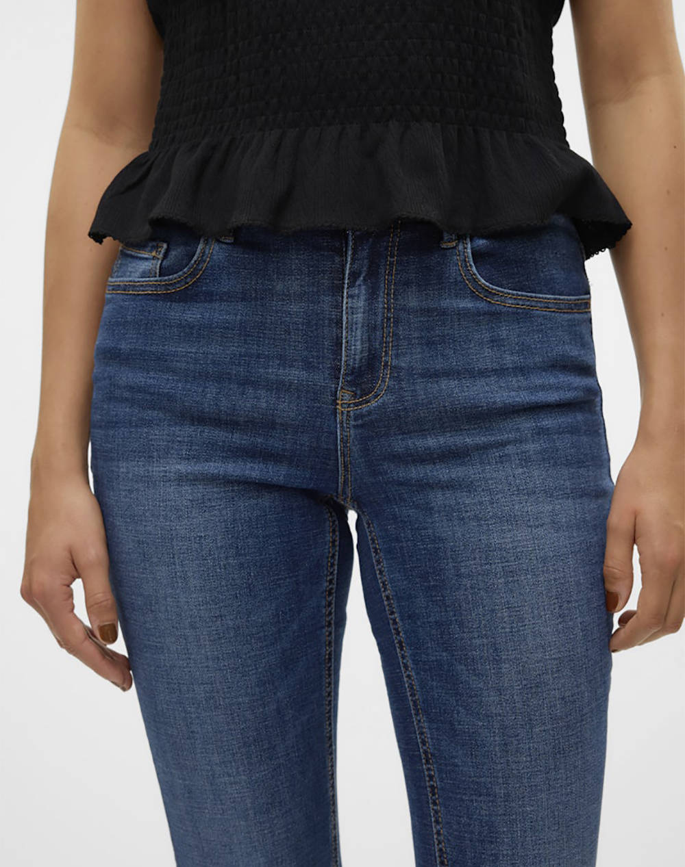 VERO MODA VMFLASH MR FLARED JEANS LI3110 GA NOOS