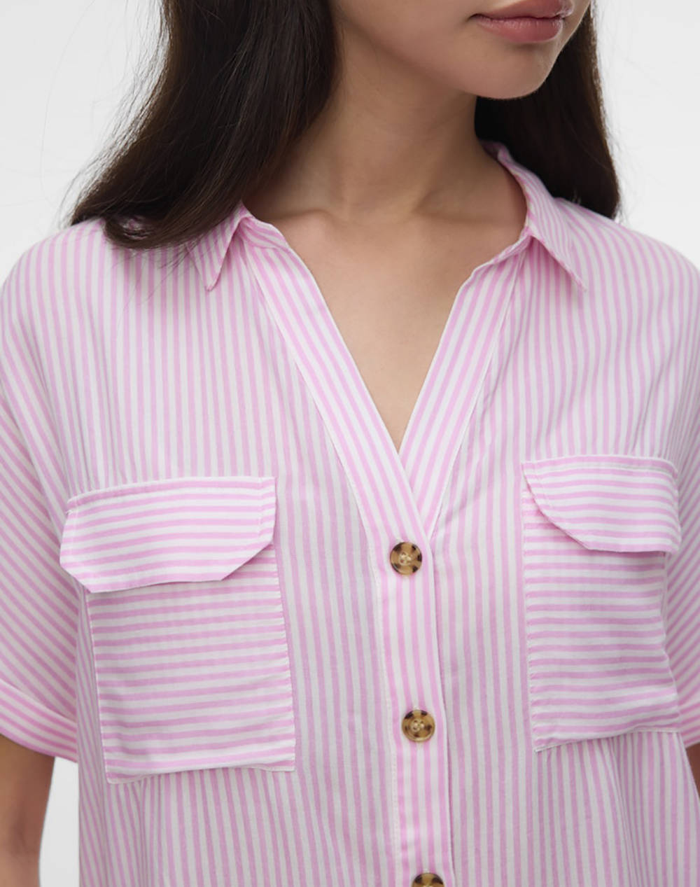 VERO MODA VMBUMPY S/S SHIRT WVN GA NOOS