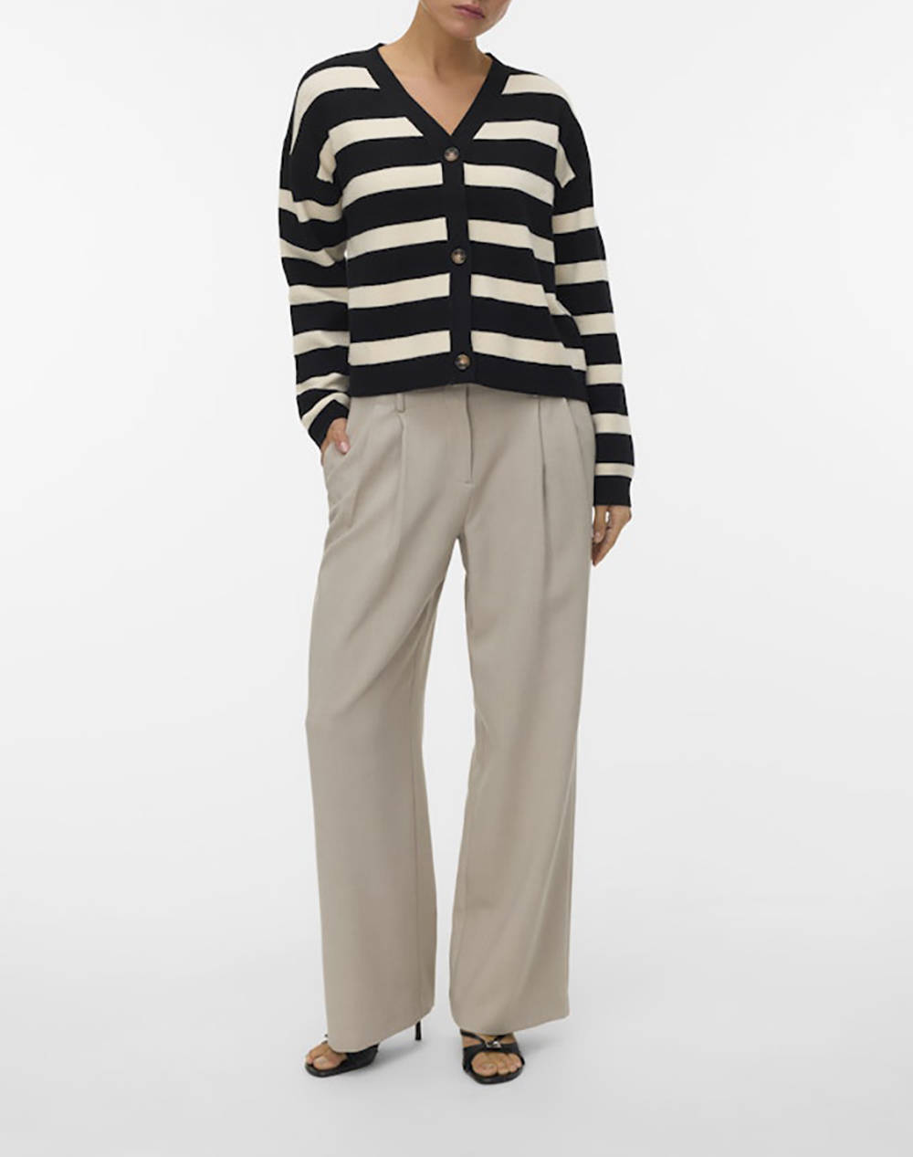 VERO MODA VMSABA FULL NEEDLE LS V-NECK CARDI NOOS