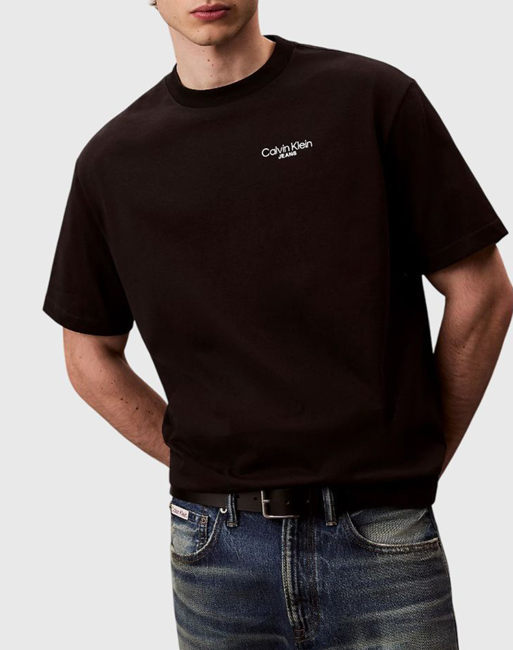 CALVIN KLEIN LOGO BACK PRINT T-SHIRT