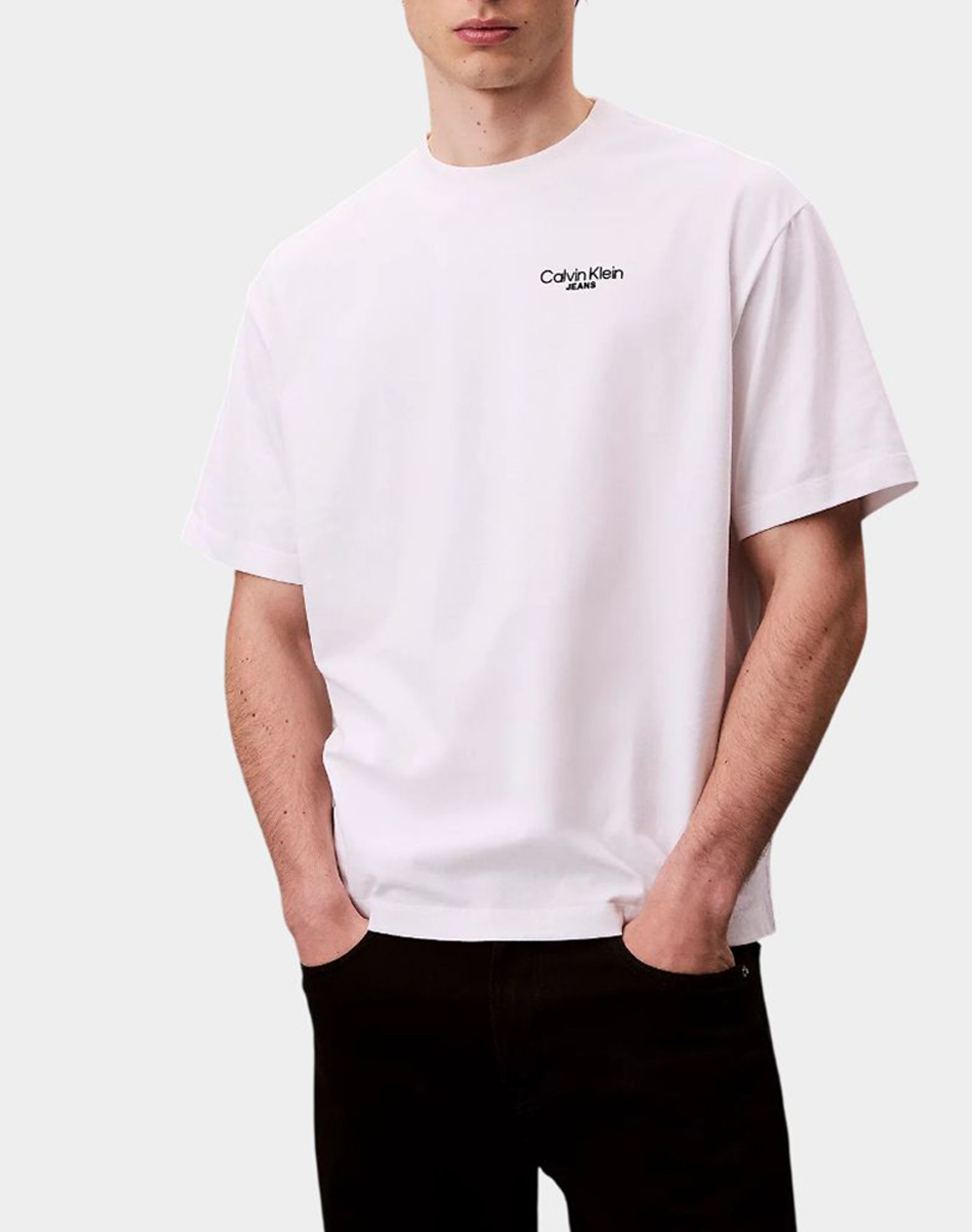 CALVIN KLEIN LOGO BACK PRINT T-SHIRT