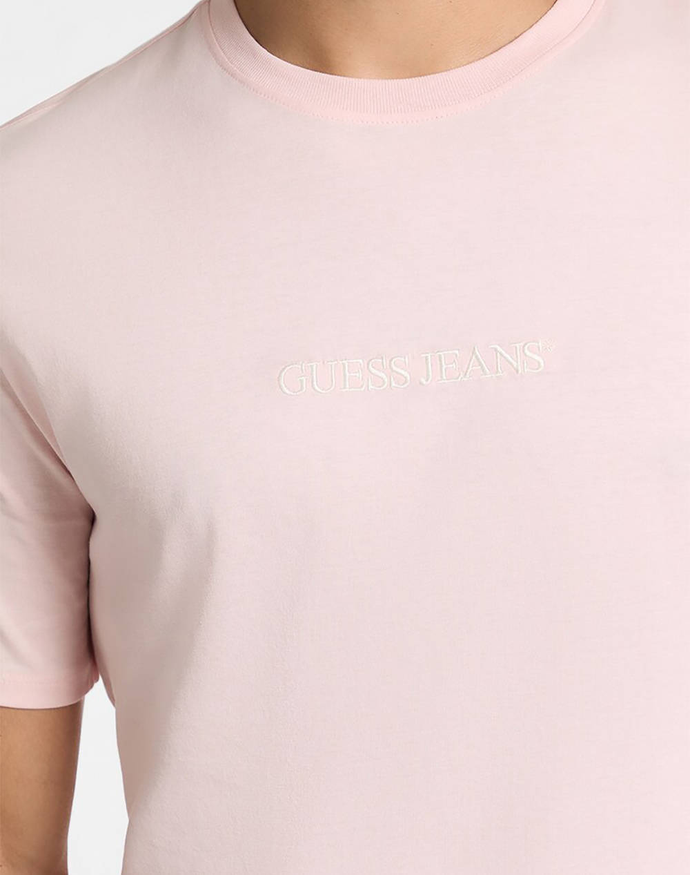 GUESS JEANS GJ SS CN SLIM LOGO EMBRO TEE BLUZA DE BARBATI