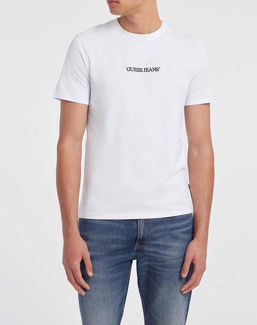 GUESS JEANS GJ SS CN SLIM LOGO EMBRO TEE BLUZA DE BARBATI