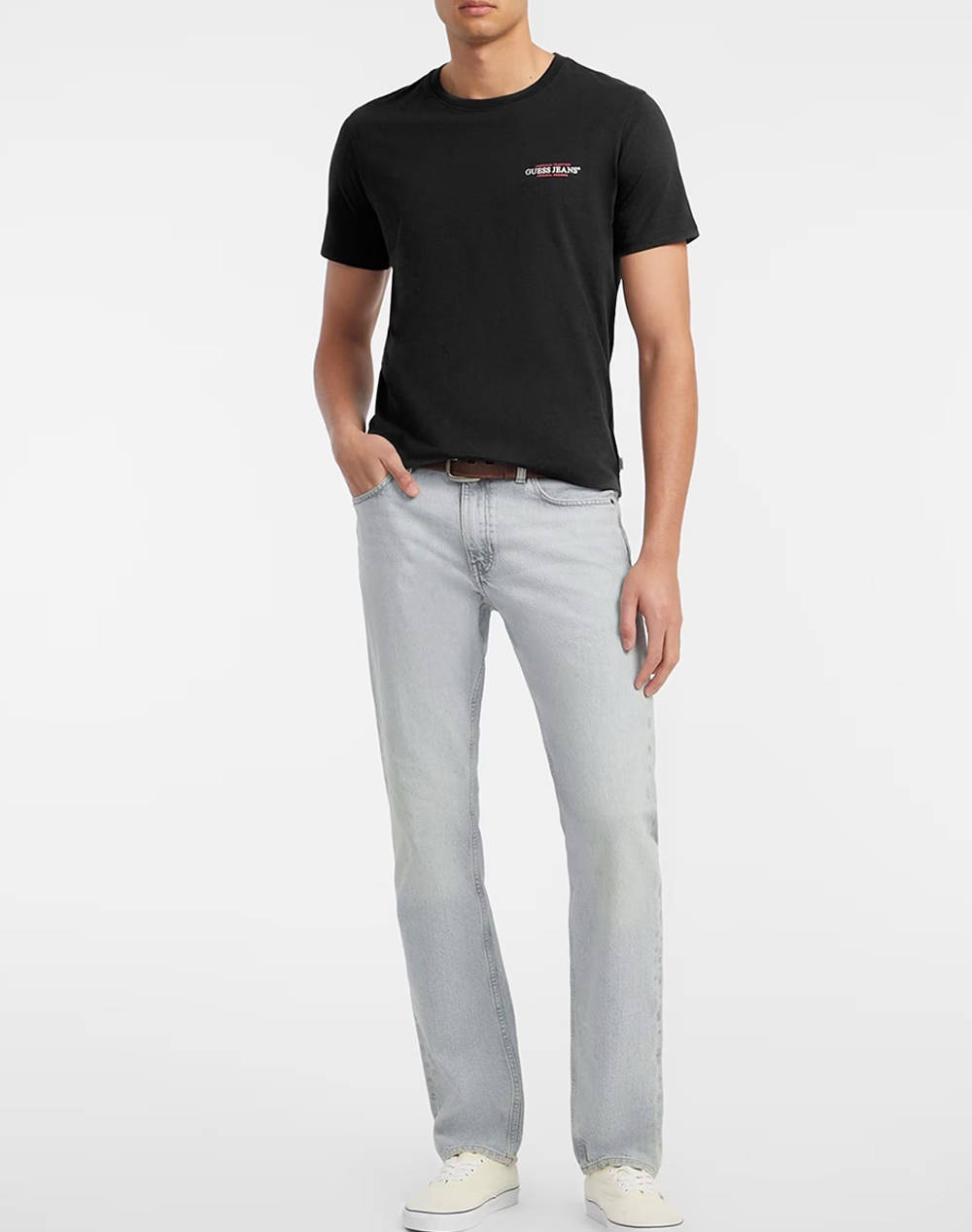 GUESS JEANS GJ SS CN SLIM AMERICAN TR TEE BLUZA DE BARBATI
