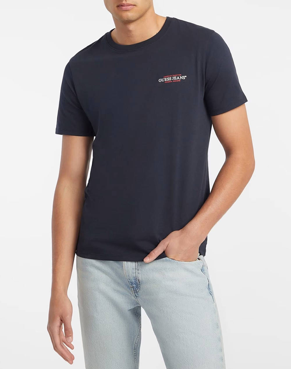 GUESS JEANS GJ SS CN SLIM AMERICAN TR TEE BLUZA DE BARBATI