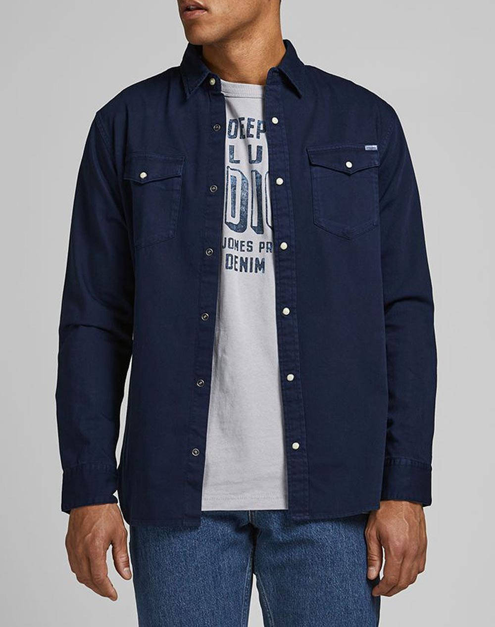 JACK&JONES JJESHERIDAN SHIRT L/S NOOS