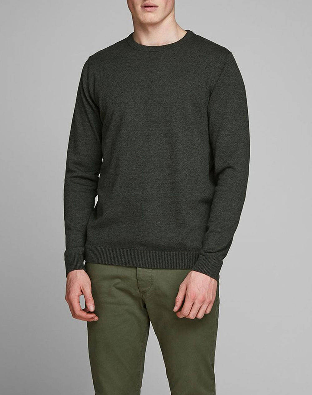 JACK&JONES JJEBASIC KNIT CREW NECK NOOS