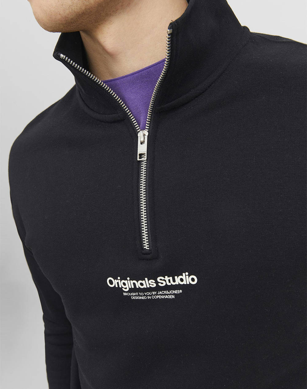 JACK&JONES JORVESTERBRO SWEAT QUARTER ZIP HN NOOS