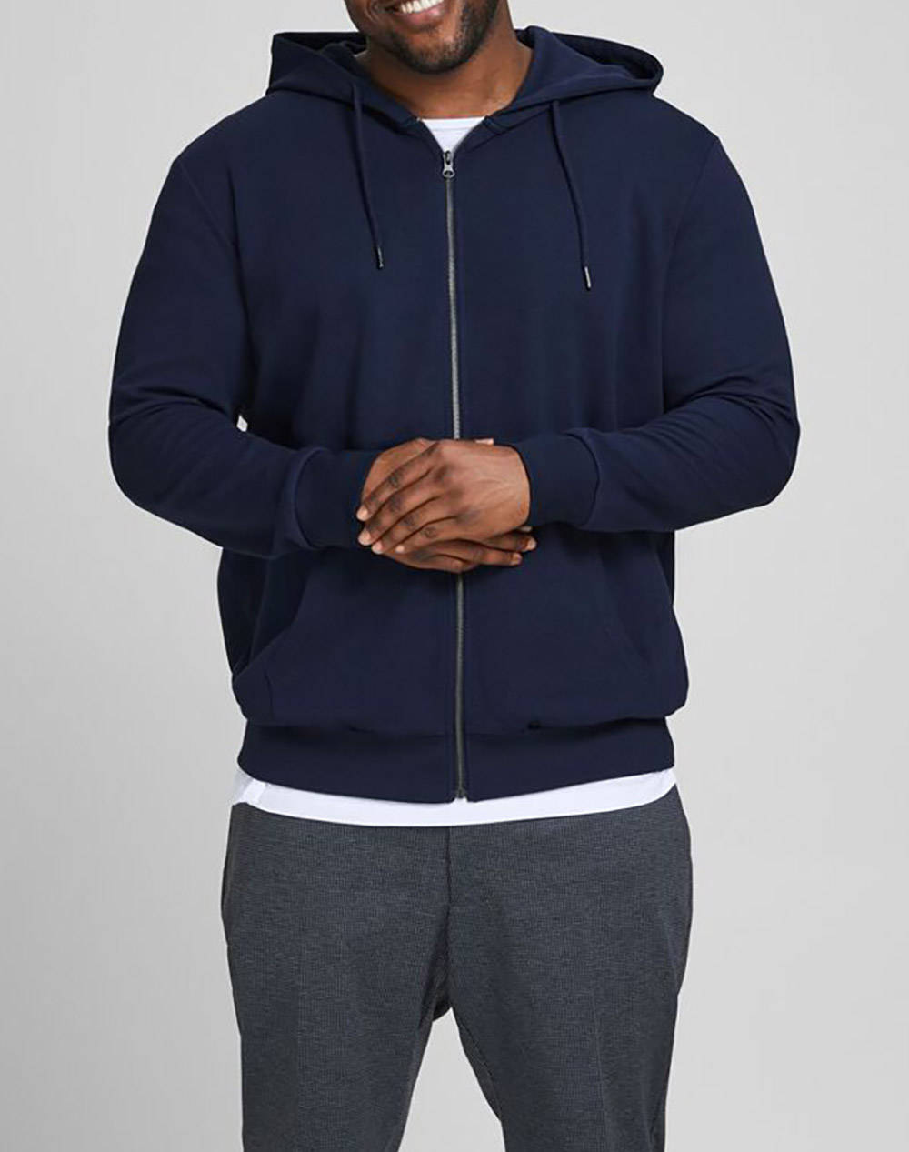 JACK&JONES JJEBASIC SWEAT ZIP HOOD NOOS PS