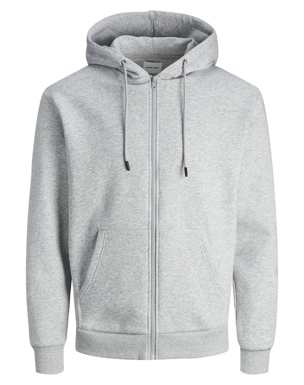 JACK&JONES JJEBRADLEY SWEAT ZIP HOOD NOOS - LightGray | Stylewish
