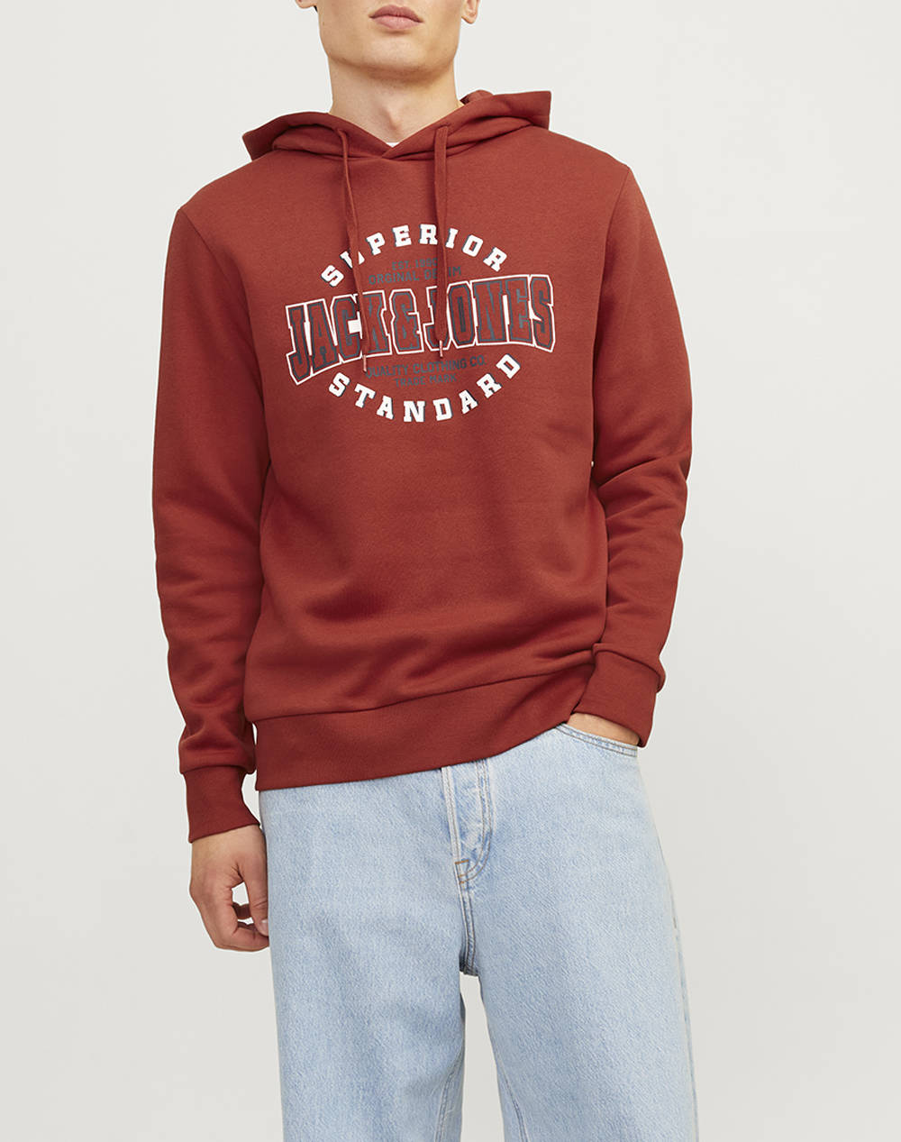 JACK&JONES JJELOGO SWEAT HOOD 2 COL 24/25 NOOS