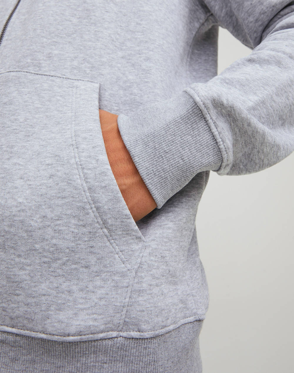 JACK&JONES JJESTAR BASIC SWEAT ZIP HOOD NOOS