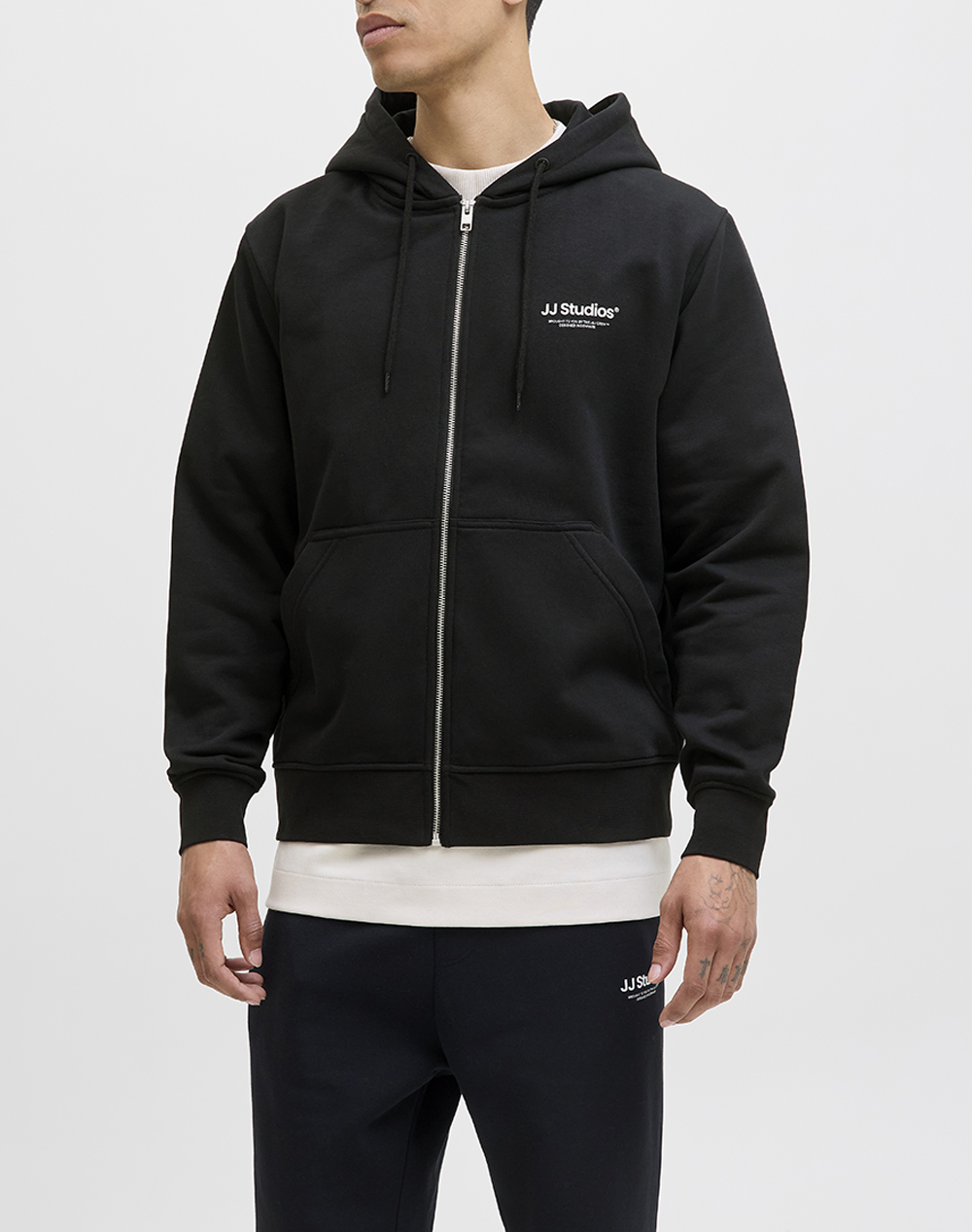 JACK&JONES JJESOHO SWEAT ZIP HOOD NOOS