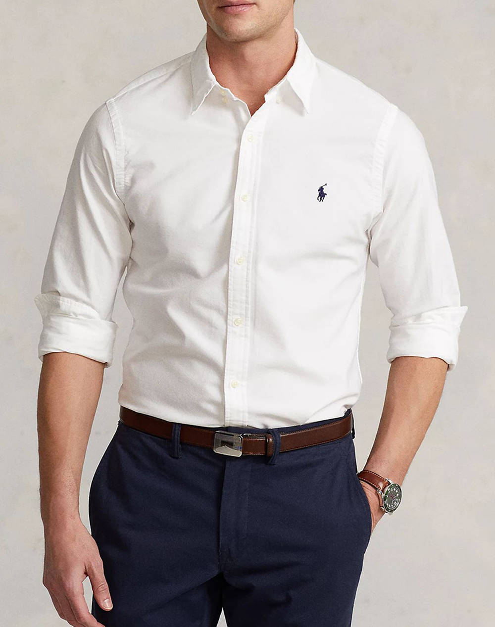 RALPH LAUREN SL BD PPCSPT-LONG SLEEVE-SPORT SHIRT