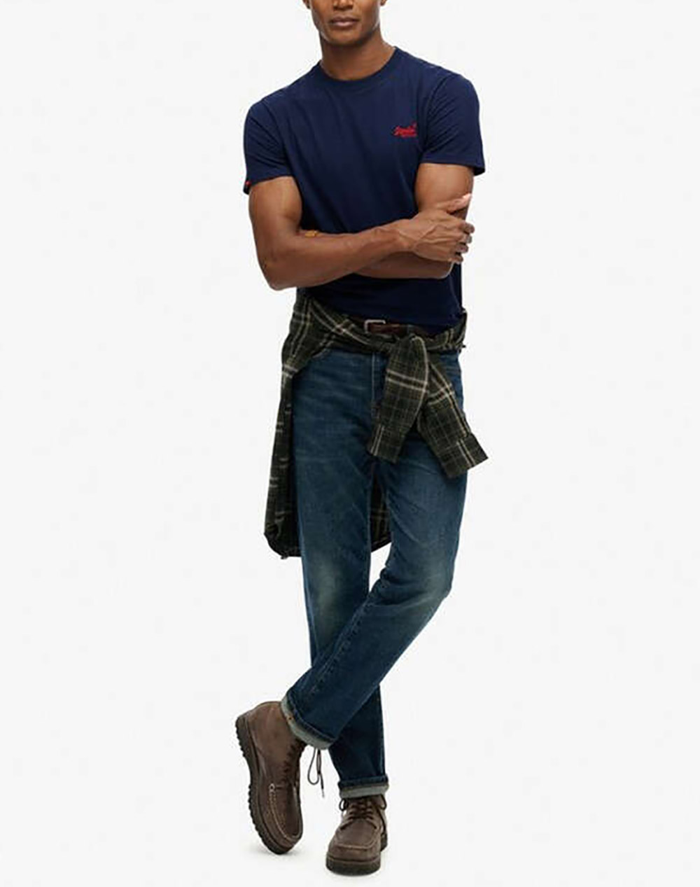 SUPERDRY D1 OVIN ESSENTIAL LOGO EMB TEE BLUZA DE BARBATI