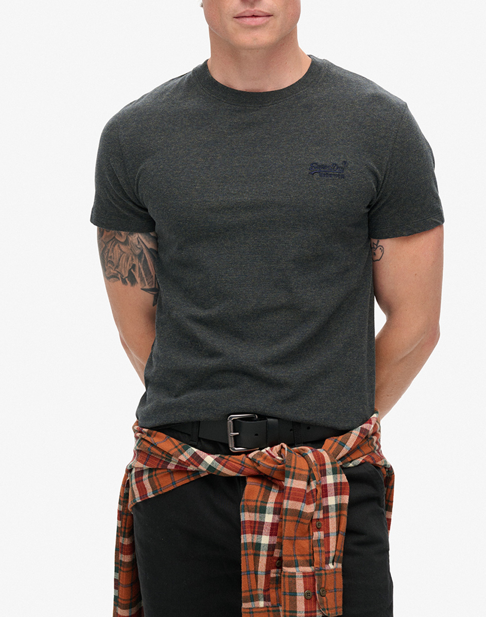 SUPERDRY D1 OVIN ESSENTIAL LOGO EMB TEE BLUZA DE BARBATI