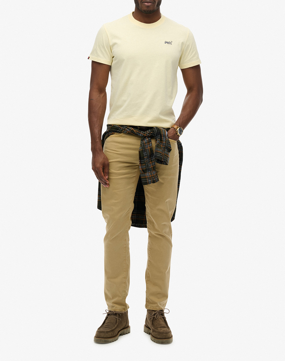 SUPERDRY D1 OVIN ESSENTIAL LOGO EMB TEE BLUZA DE BARBATI