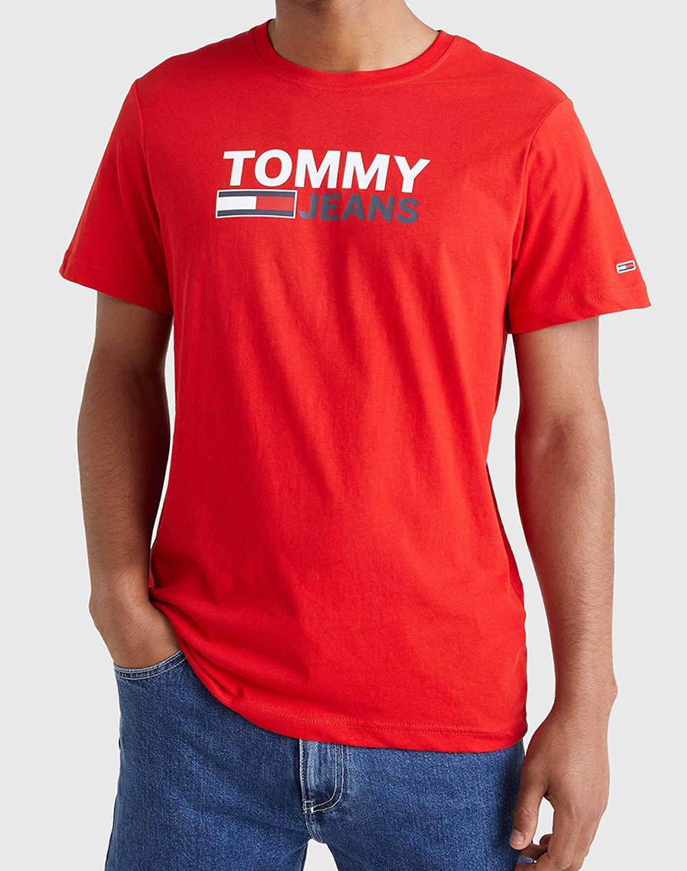 TOMMY HILFIGER TJM CORP LOGO TEE