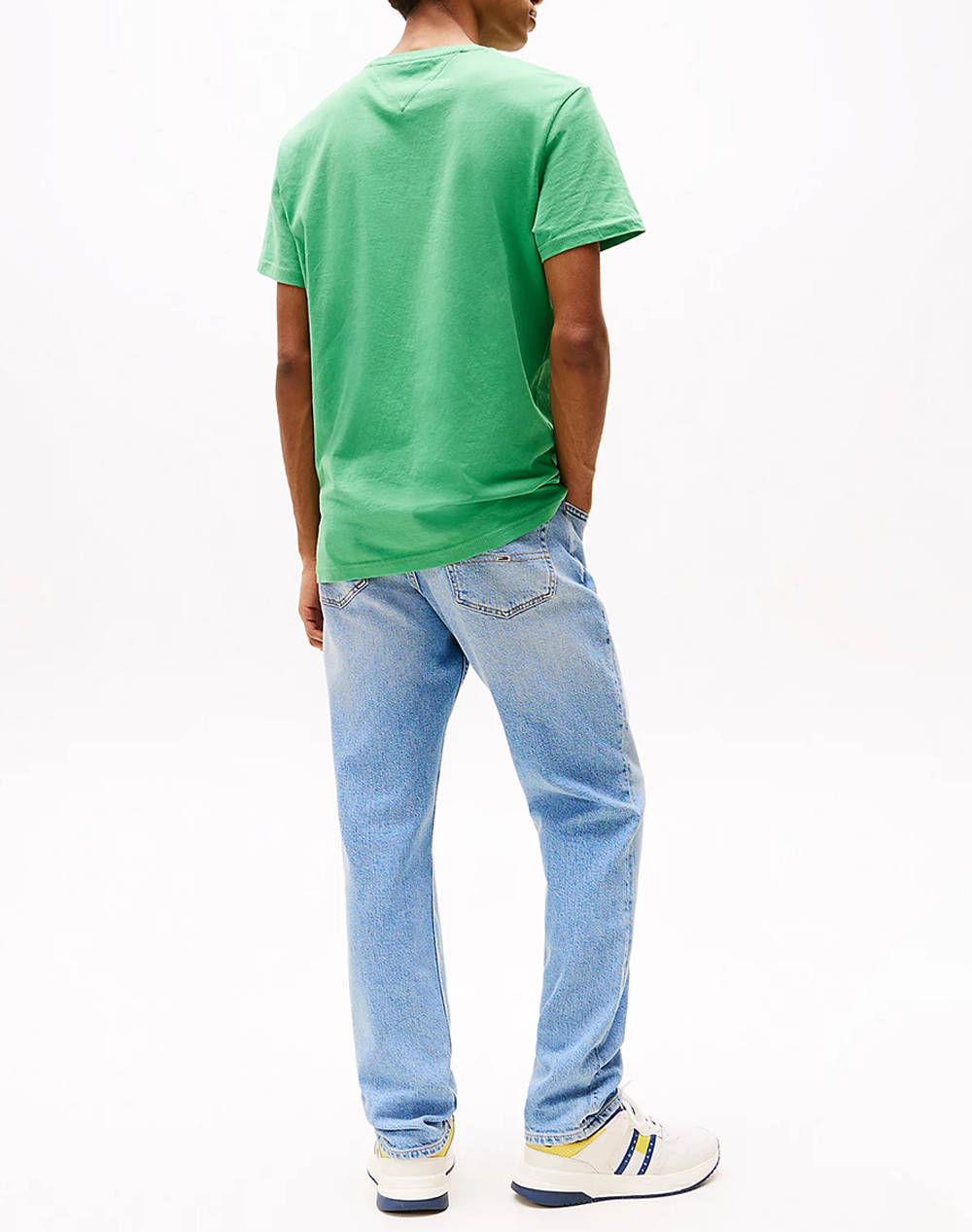 TOMMY JEANS TJM SLIM ESSENTIAL FLAG TEE EXT