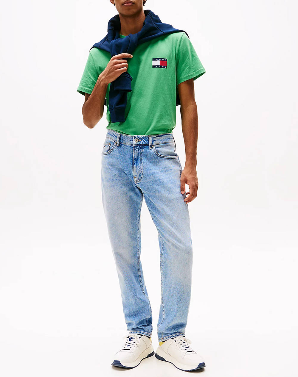 TOMMY JEANS TJM SLIM ESSENTIAL FLAG TEE EXT
