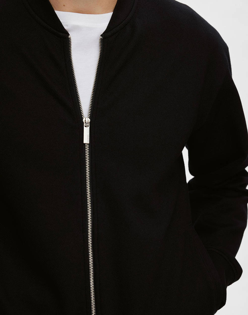 SELECTED SLHMACK SWEAT BOMBER LS NOOS