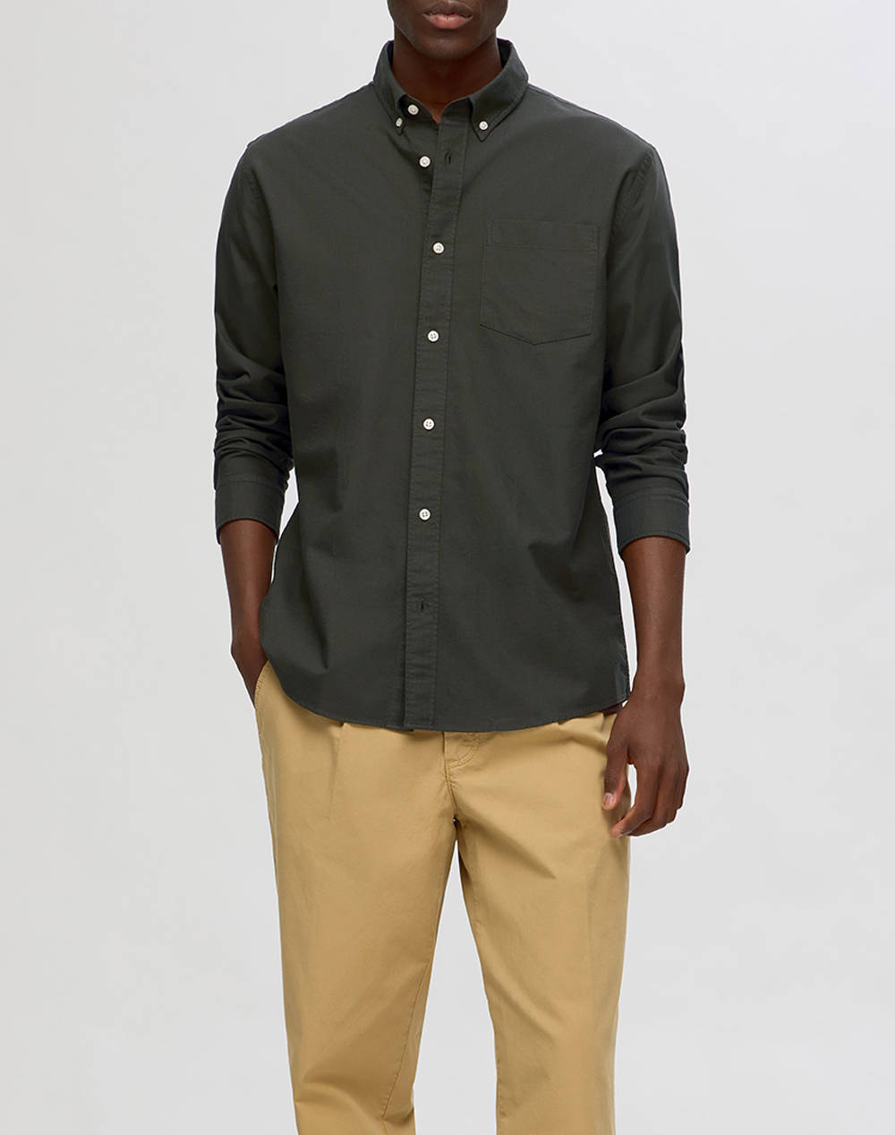 SELECTED SLHREGRICK-OX SHIRT LS NOOS