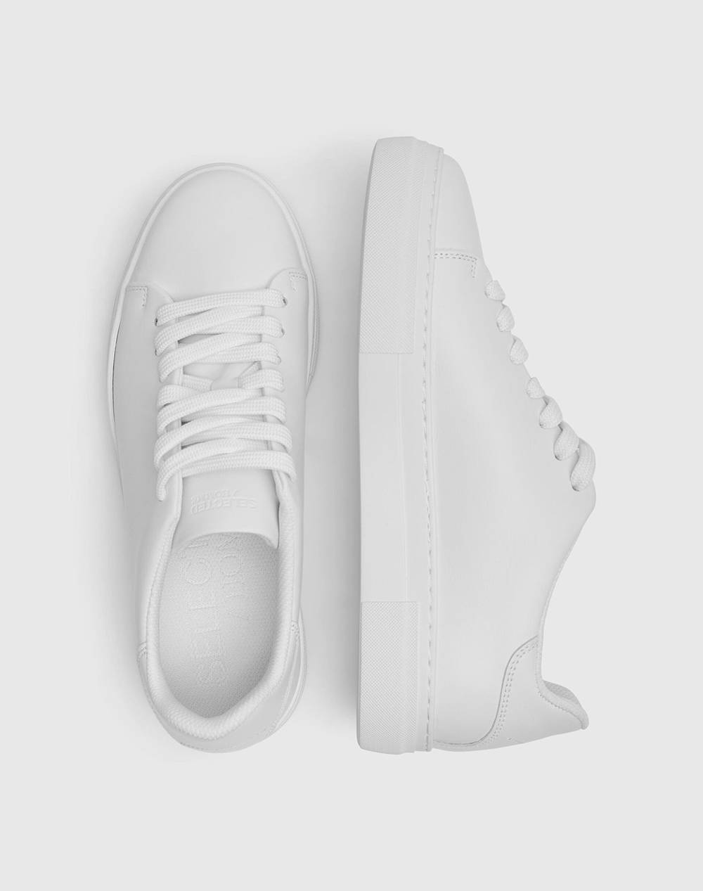 SELECTED SLHDAVID CHUNKY LEATHER SNEAKER NOOS