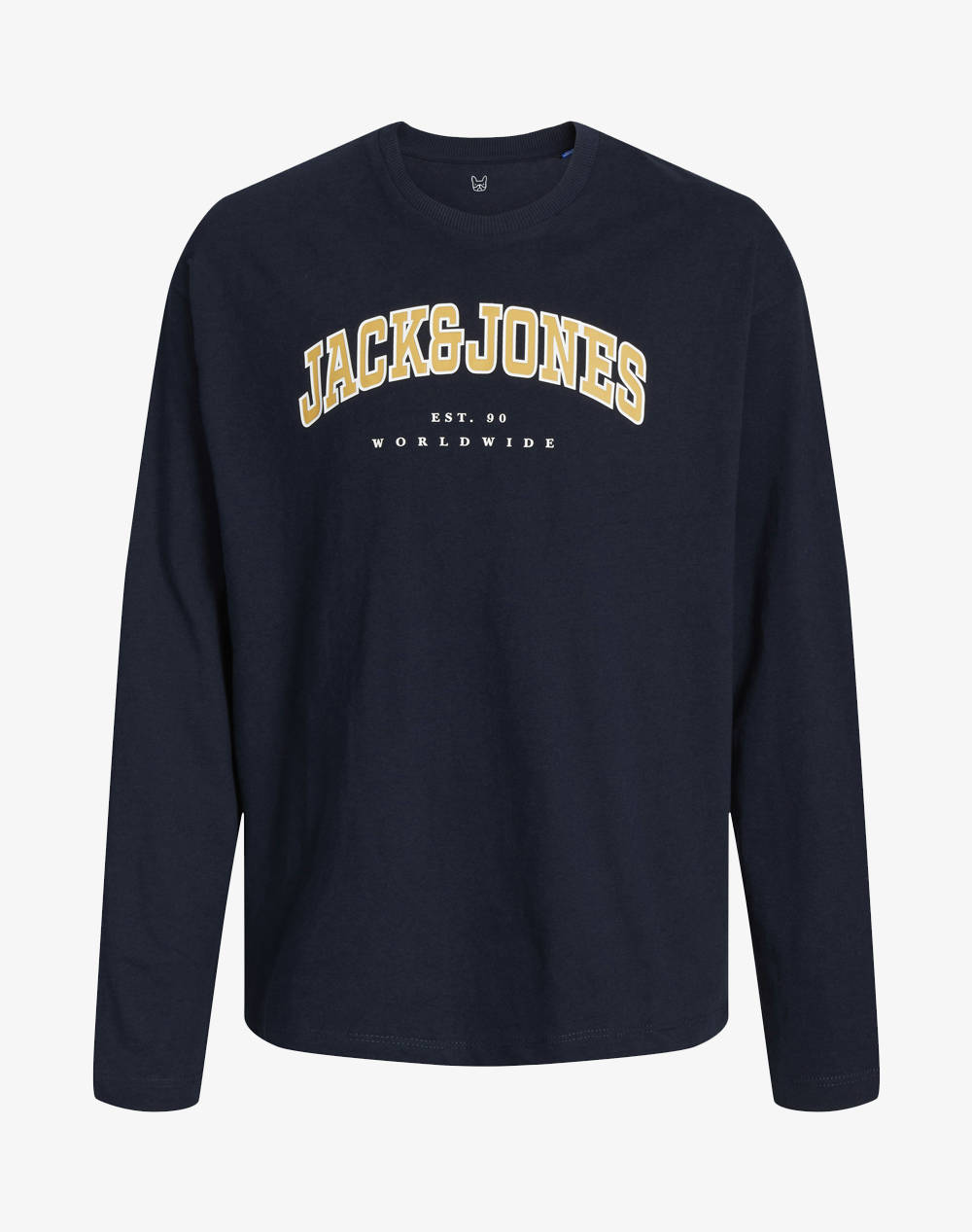 JACK&JONES JJECALEB VARSITY TEE LS O-NECK SN JNR